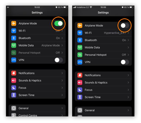 Muat semula Wifi Dan Bluetooth