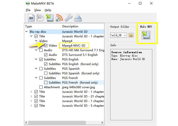 3D Blu-ray rippen Makemkv