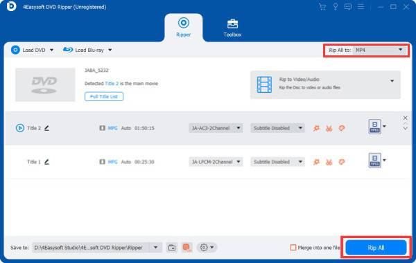 Copia Blu Ray su PC 4easy