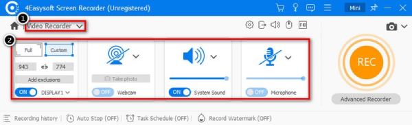 Select Video Recorder