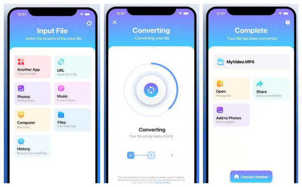 Der Videokonverter konvertiert iPhone-Videos