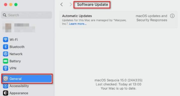 更新 Macos 版本
