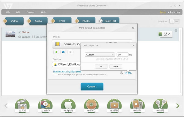 Videokompressor Freemake