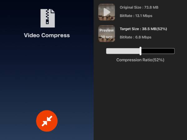 Videokomprimierung iPhone Compress