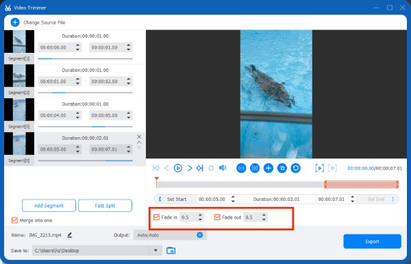 4Easysoft Ajouter un effet de fusion