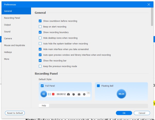 4Easysoft Preference Adjust
