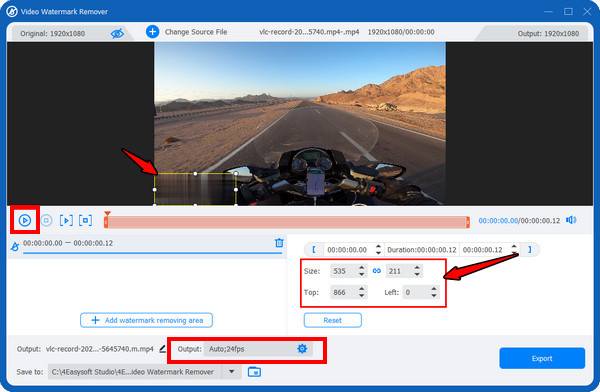 Eliminador de marcas de agua de vídeo 4easysoft