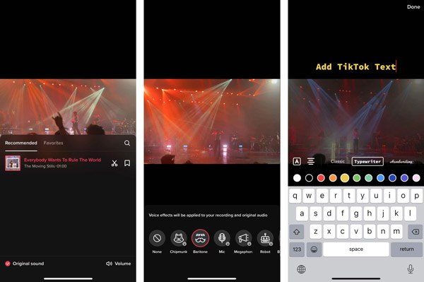 Add-sound Text To Tiktok Videos