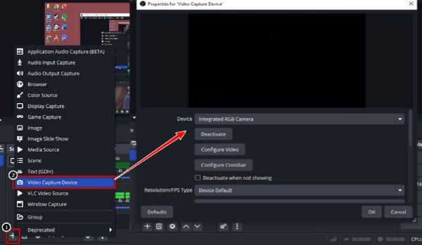 Fügen Sie Ihre Webcam hinzu