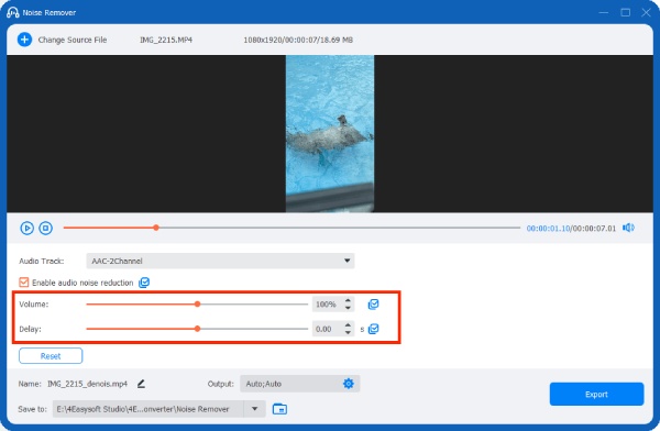 Adjust Delay and Voice