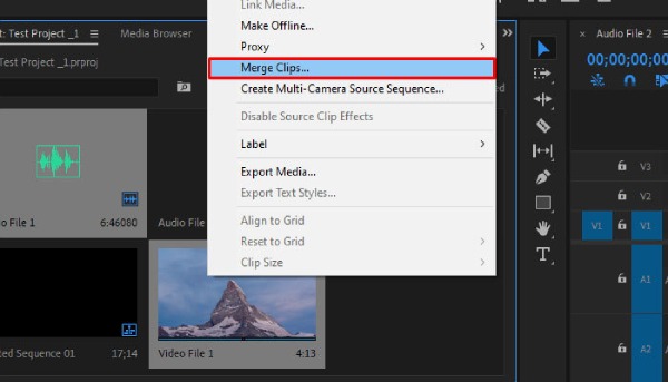 Adobe Premiere Pro egyesítési videó
