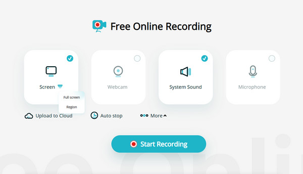 Apowersoft Enable Recording Options