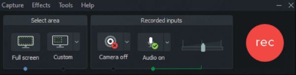 Camtasia ストリーム録画