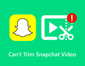 Nem tudom megvágni a Snapchat-videót