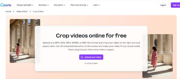 Canva Crop Video Online