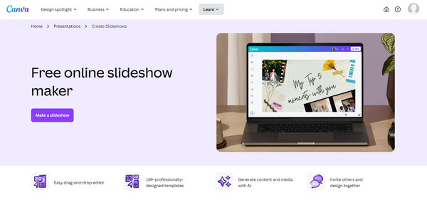 Canva Online Slideshow Maker
