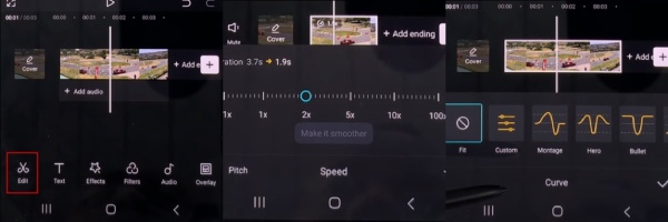 Capcut Speed up Video