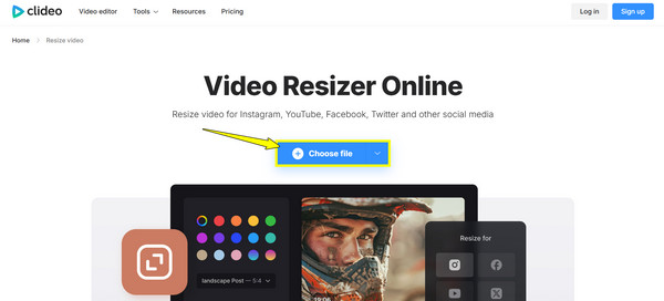 Clideo Choose File