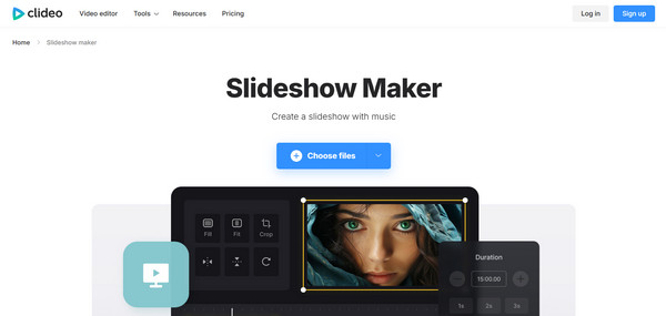 Clideo Online Slideshow Maker