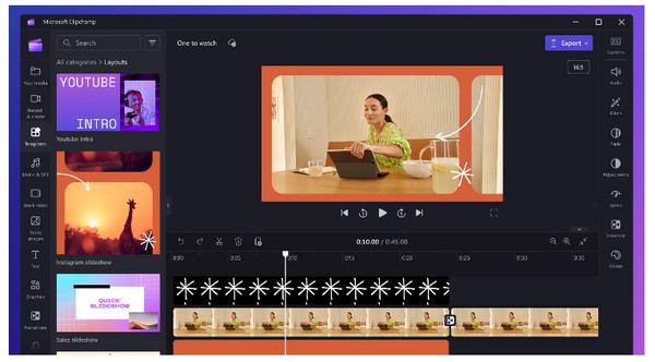 Clipchamp Halpa Videonmuokkausohjelmisto