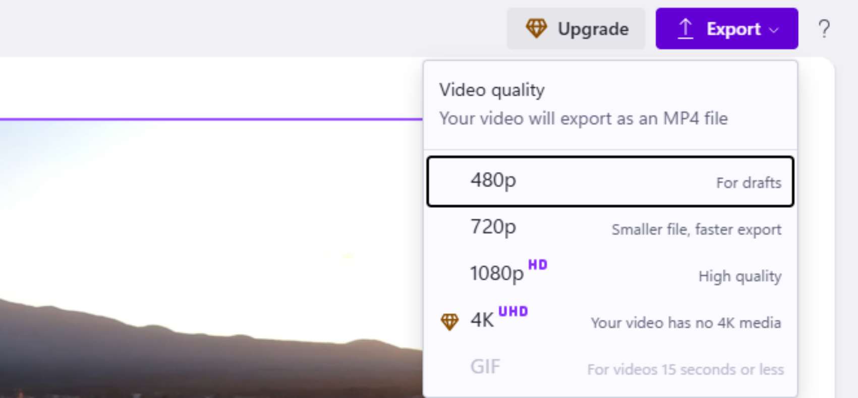 Clipchamp MP4コンプレッサー