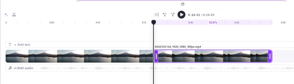 Clipchamp Trim 비디오 온라인