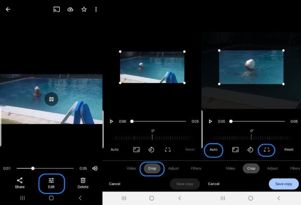 裁剪 YouTube 视频 Android