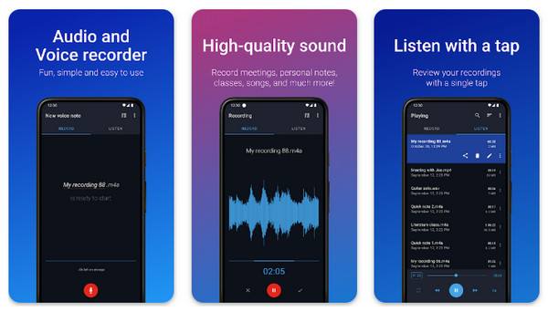 Enregistreur audio facile pour Android