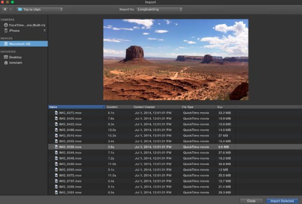 Edit Using iMovie