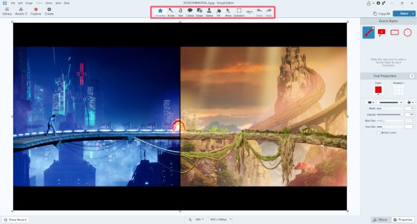 Редактировать видео Snagit