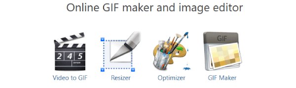 Ezgif-videon leikkaustyökalu