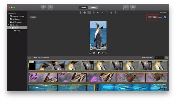 Retourner la vidéo Imovie Mac