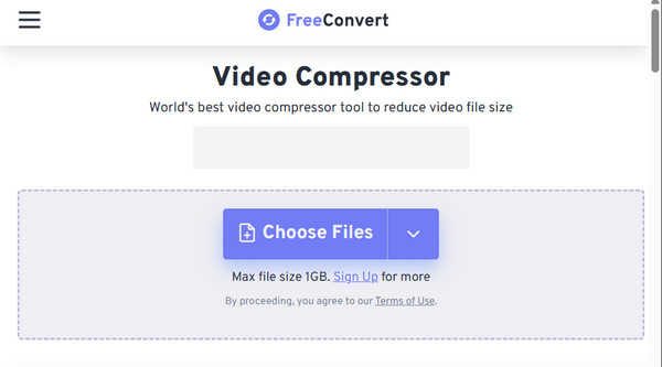 Freeconvert 25 MB 视频压缩器