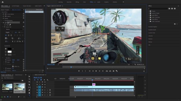 Game Video Edit Adobe