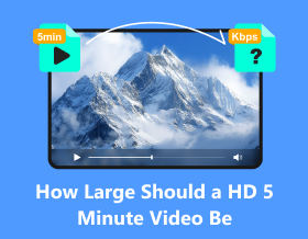 Mekkora legyen egy 5 perces HD videó?