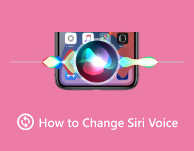 Siri-äänen vaihtaminen