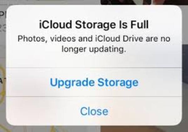 iCloud Storage Full