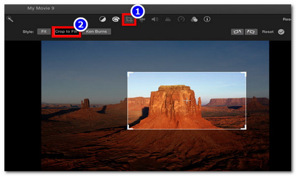 Imovie Select Crop