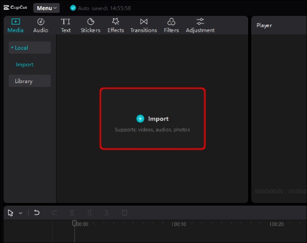 iMport Video to Capcut