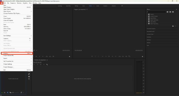 Videos importieren Adobe