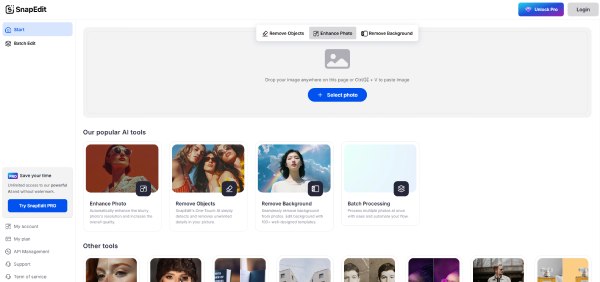 Removedor de marca d'água Ins Snap