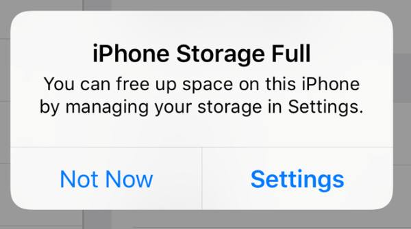 iPhone Storage Full