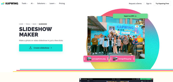 Kapwing Online Slideshow Maker