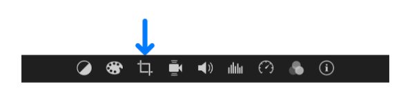 Pas de bouton Flip Imovie