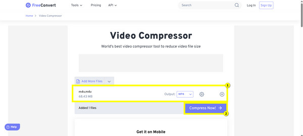 Convertir gratuitement en ligne pour compresser une vidéo d'une heure