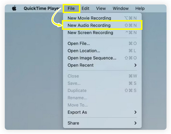 Buka Rakaman Audio Baharu