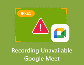 การบันทึกไม่พร้อมใช้งาน Google Meet
