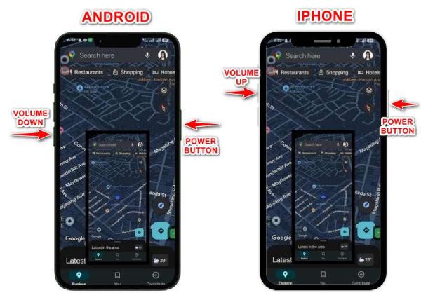 Screenshot on Mobile
