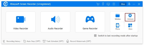 Wählen Sie Webcam Recorder