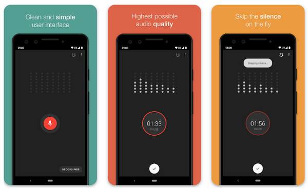Enregistreur audio intelligent Android